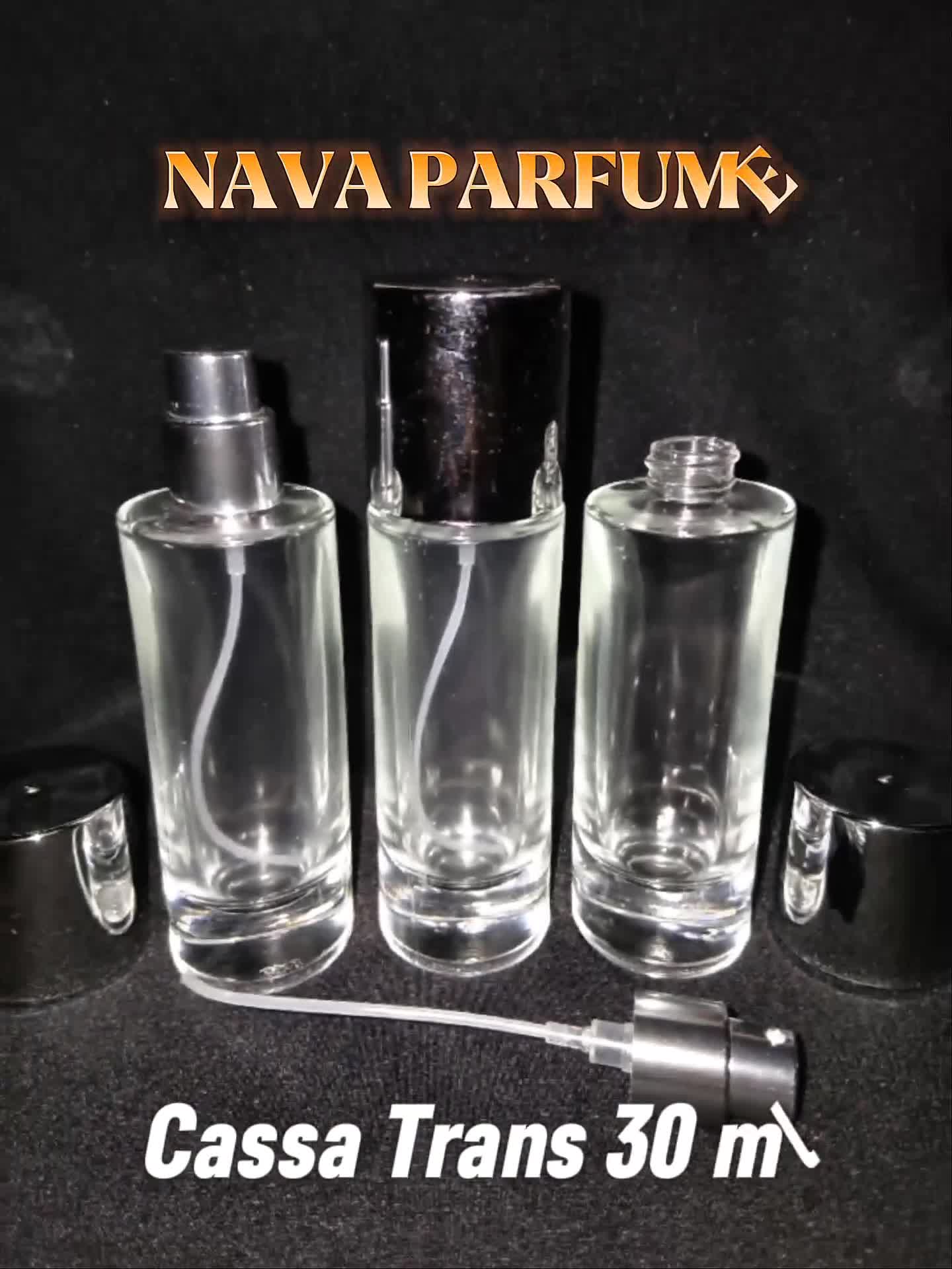 Botol Cassa Spray 30 ml  Silver - Drat ( per pcs) .