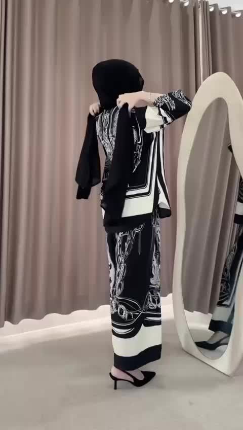 Aylook Setelan Celana Wanita Rayon Premium Busui Jumbo Motif Terbaru