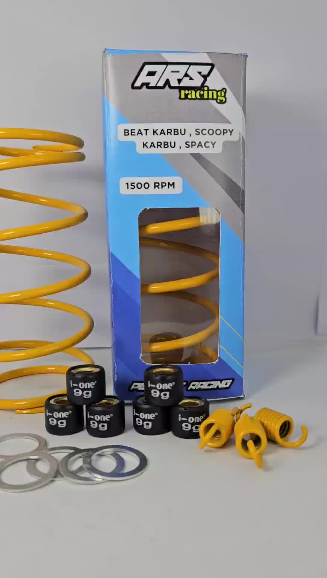PAKET FULL UPGRADE CVT BEAT KARBU SCOOPY KARBU SPACY KARBU 2008 2012 1500 RPM SENTRI DAN ROLLER BY ARS RACING