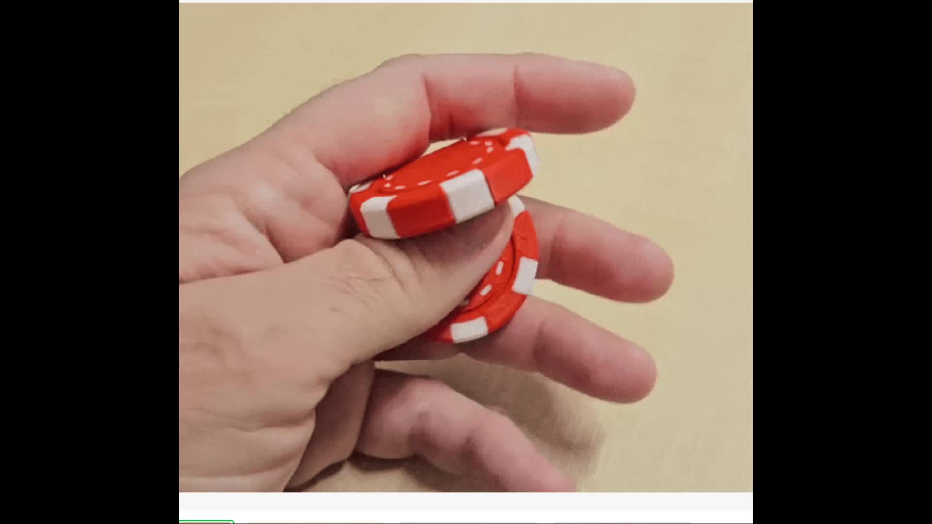 Slip Slide Fidget Toy Koin Mainan Geser Anti Stres