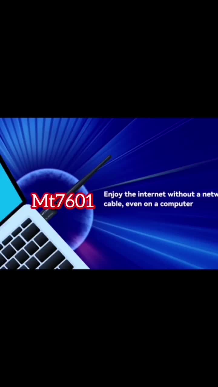 Usb wifi adapter Mt7601 Rtl8188 antena Laptop