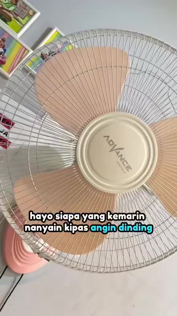 INEM JOGJA EXCLUSIVE!!! Kipas Angin Dinding Advance WF16 Wall Fan Garansi Resmi Dengan 2 Warna Biru dan Pink Kipas Dinding Meja