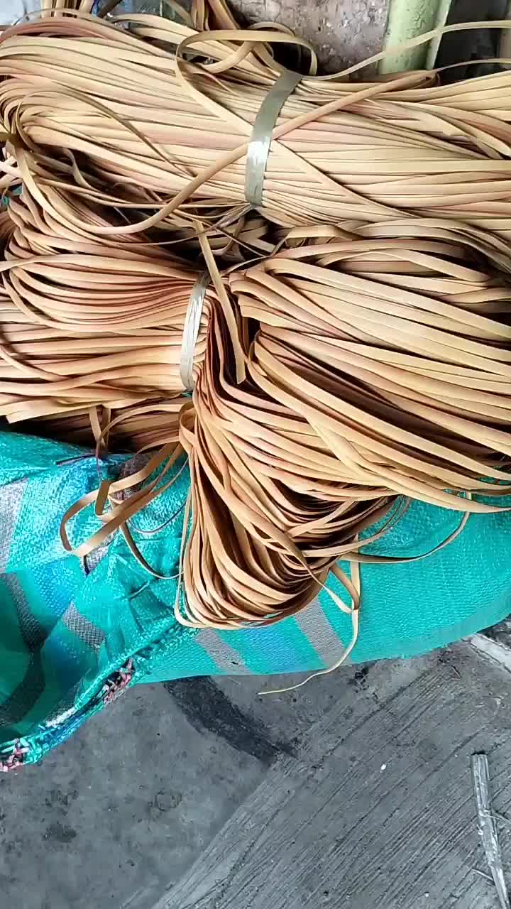 Tali rotan sintetis bentuk pipih 1/2kg bahan kerajinan tangan rotan sintetis lesio