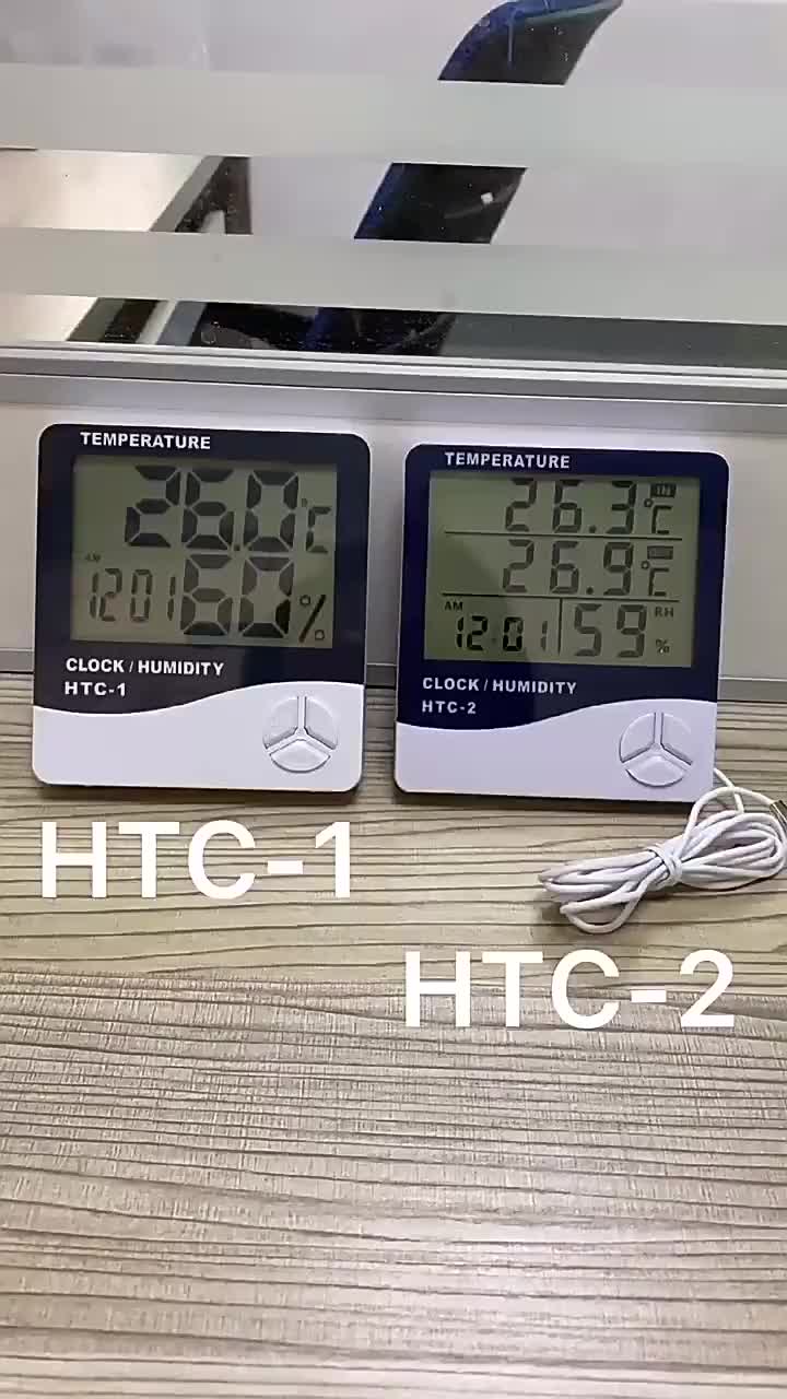 ELROSTO HTC1 HTC2 Higrometer Termometer Digital Jam Suhu Ruangan Indoor