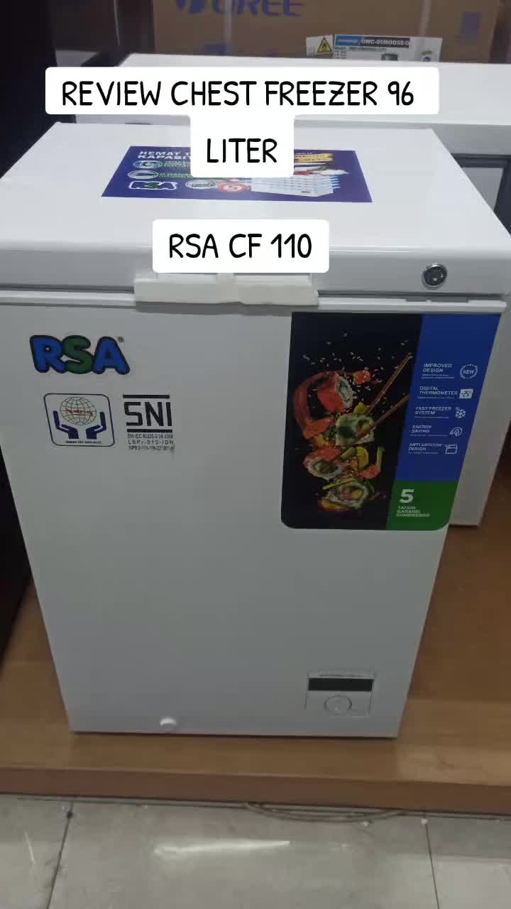 Chest freezer rsa cf 110 100 liter