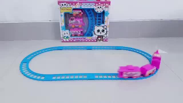 Mainan Track Kereta Hello Kitty 877-38 - Mainan anak // Kado Hadiah Mainan ANak  3 4 5 6 tahun kereta lucu TERMURAH