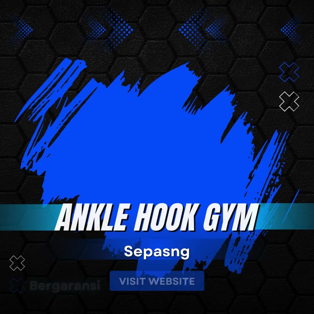 Ankle Hook Gym Sport Angkat Beban Kaki Angkat Berat Olahraga Kaki  1 Pasang,