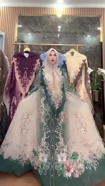 Mozza Syari Allawiyah syari Guzel vol 2 Guzel series Muslim Fashion Terbaru Printing Gamis Syari