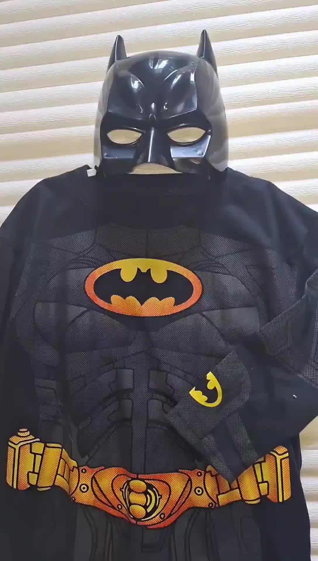 Baju kostum Superhero Anak Laki-laki Batman 2-10 th