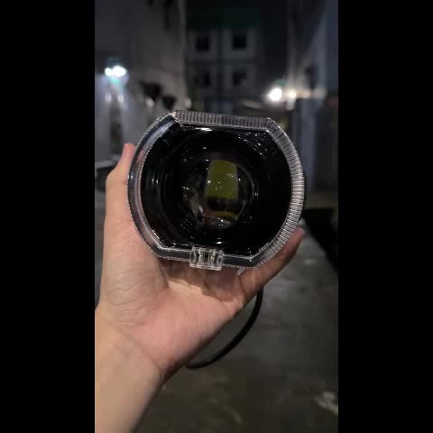 IBRIGHT CR936 Projie Biled Cut Off Gen 3 Body Black Silver 4.5 Inch Cahaya Putih Kuning