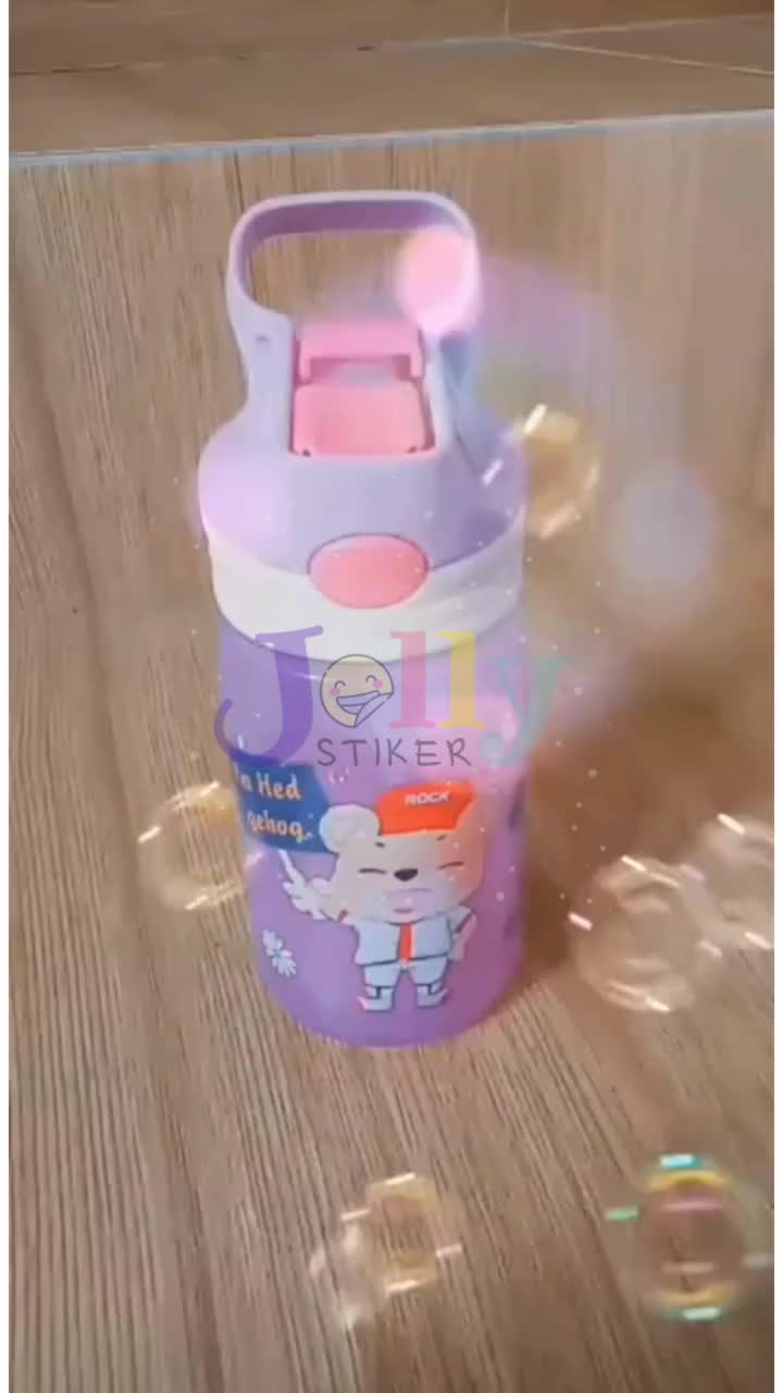 Stiker Nama Custom Anak Anti Air List Putih Sticker Nama Waterproof