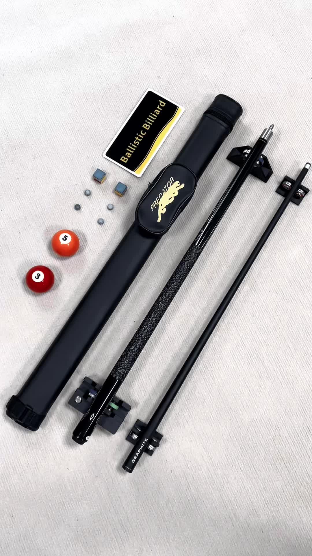 Tongkat Biliar Billiard Play Stick Carbon Fiber Graphite Profesional Cue Stick Billiard 1/2 Split Pool Cue 10mm 11.5mm 12.5mm Tip Ball Stik Billiard full set