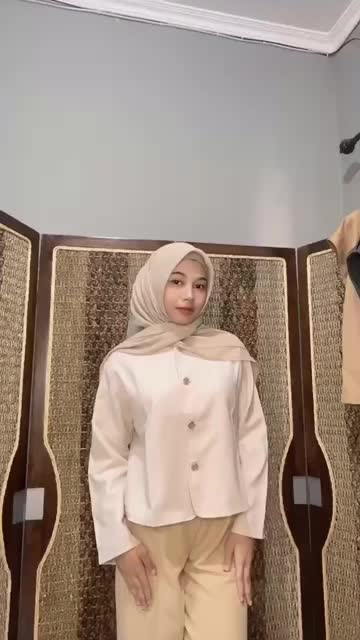 Separas.id - LAHMI BLAZER Long Sleeve Top - Atasan Lengan Panjang - Hijab Friendly Blouse- Blazer Wanita Korean Look - Atasan Wanita Trendy Casual Baju Basic Outer Kancing Lembut