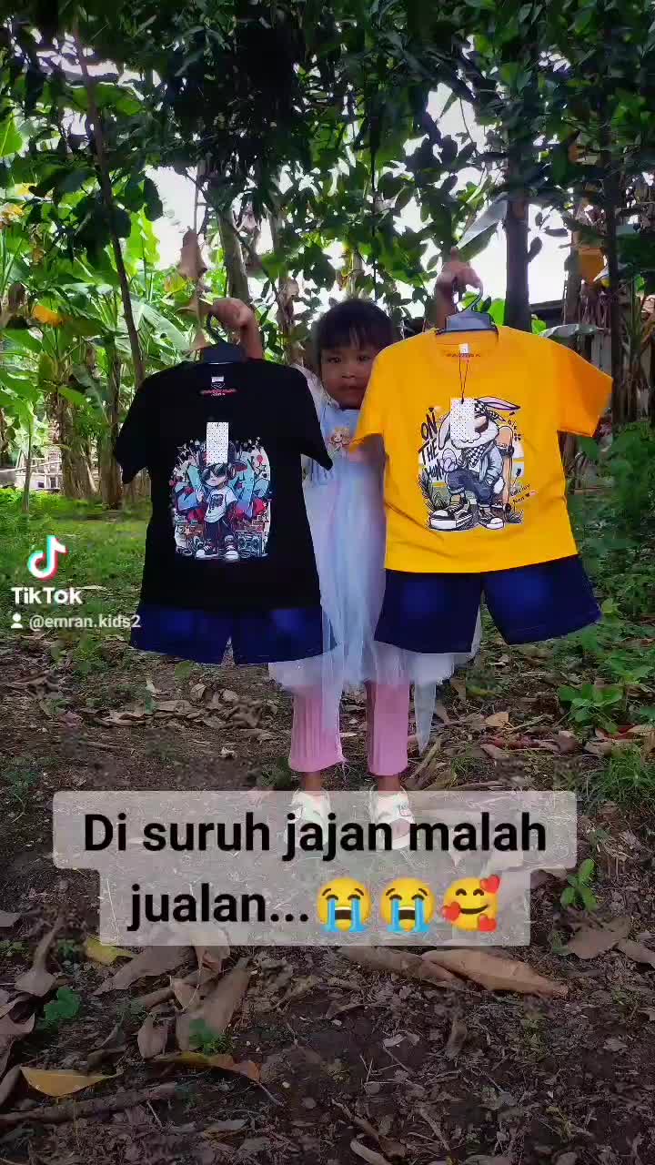 Emran kids Baju setelan anak laki laki usia 1-8 tahun katun combed adem Fashion Celana Jeans Cowok Distro Motif