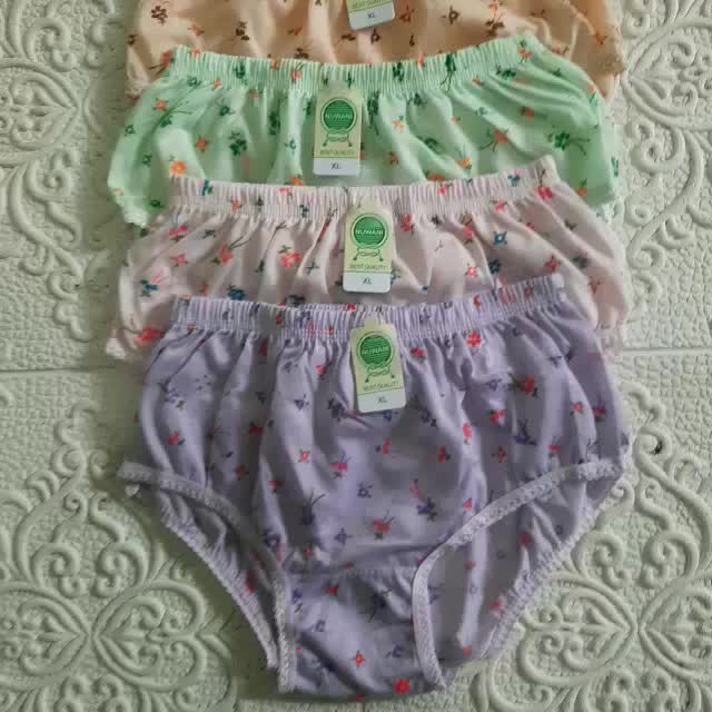 [Paket 6 & 12 pcs] CD Wanita Renda Motif Bunga Celana Dalam Cewek Anak Remaja Dewasa Lusinan COD Ratu Grosir Solo