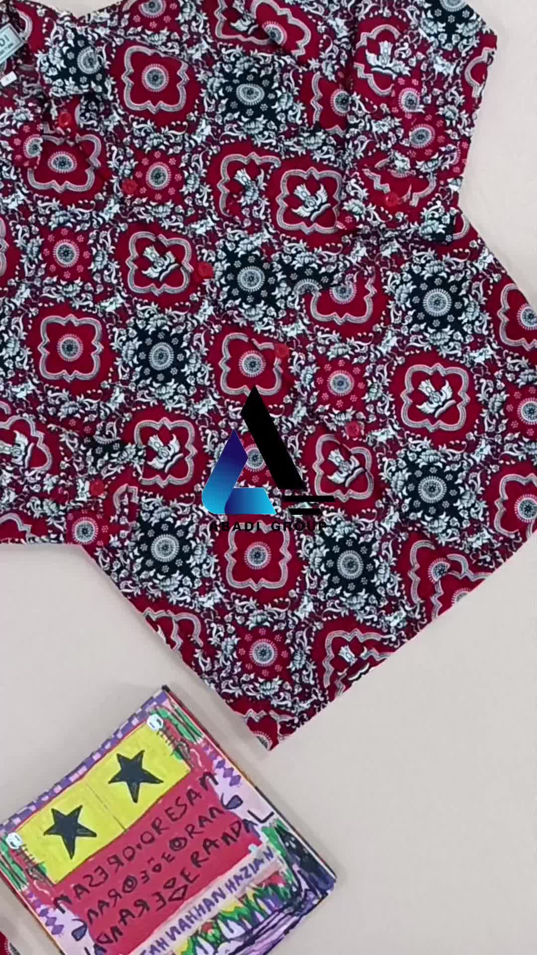 Baju Batik Merah Sd Lengan Panjang Anak Laki-Laki / Perempuan Kelas 1-6 Fashion