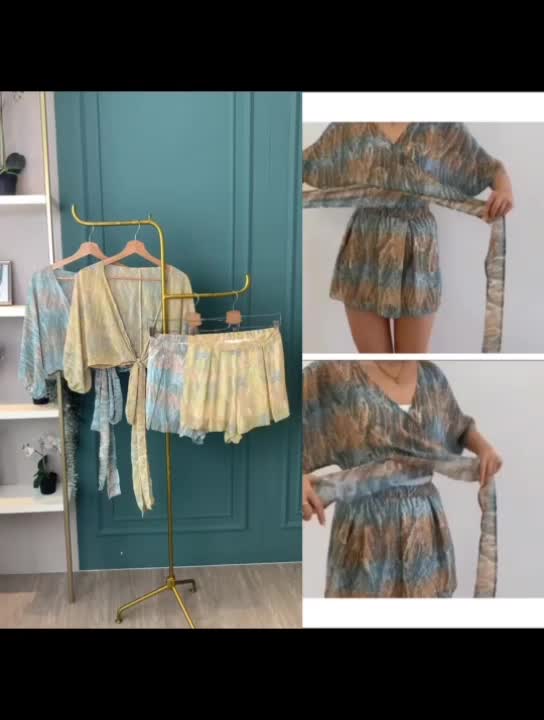 Labait Summer Set Top Outer n Pants