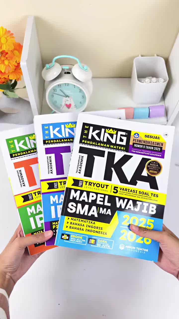 BUNDLING 3 BUKU THE KING PENDALAMAN MATERI MAPEL WAJIB DAN TKA IPA IPS 2025 - 2026 SMA-MA-SMK
