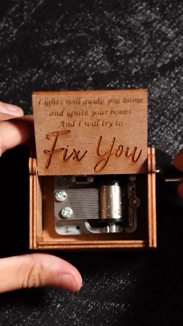 Fix You Music Box Mechanical - Kado Inspiratif dengan Melodi Menyentuh Hati