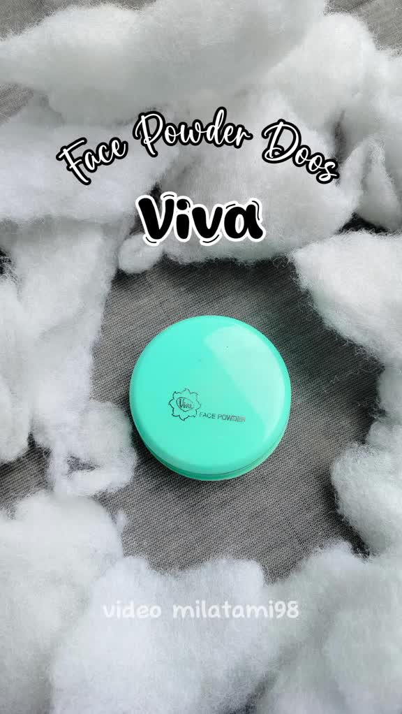 Bedak Tabur Viva Cosmetics Doos Mini 25 gr no puff  Powder Wajah Bunga Waterproof