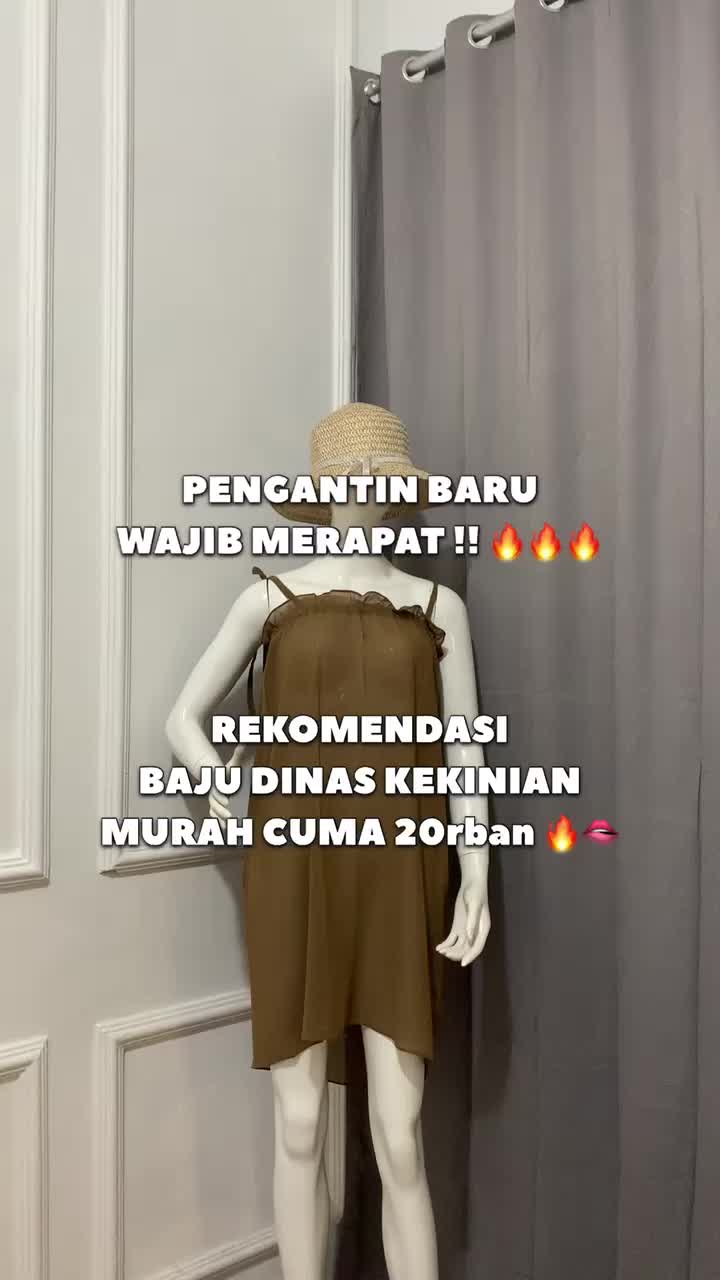 GISEL SERIES | DASTER BAJU DINAS MALAM NERAWANG POLOS MURAH KEKINIAN BALI TALI PUNDAK BAHAN CERUTY