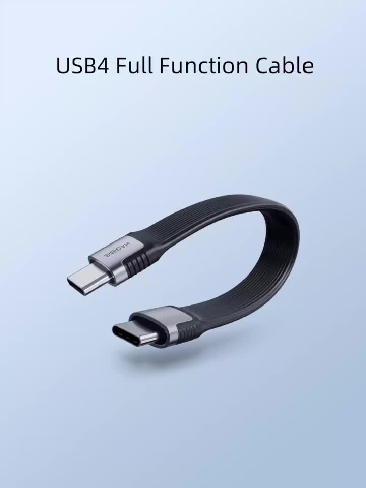 HAGIBIS THUNDERBOLT 4 TYPE C TO C 240W CABLE 8K 60Hz 40Gbps DATA Kabel Charger