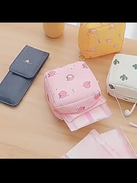 IBUMILLENIAL Pouch Penyimpanan Pembalut Organizer Tas Make Up Lipstick Kotak Mini Portable Serbaguna TM010