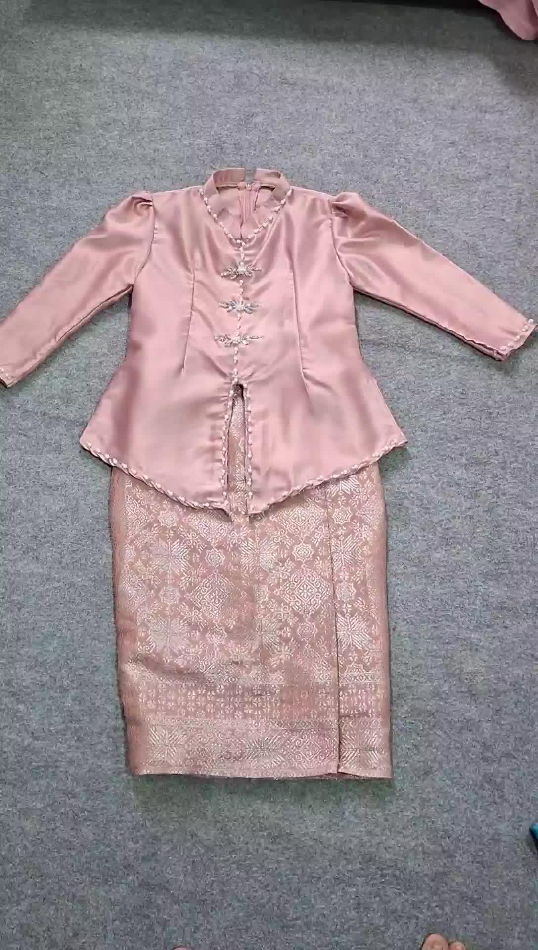 ZAKIA!!BAJU KURUNG MELAYU ROK SONGKET  KEKINIAN.UKURAN S-XXXL