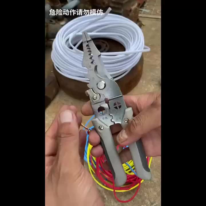 Life tool /28 in 1/Tang Dekrustasi Kabel Pengupas Kawat Multi Alat Tang Alat Perbaikan Kawat Multifungsi Pemotong Pengupas Kabel Listrik Ire Stripper