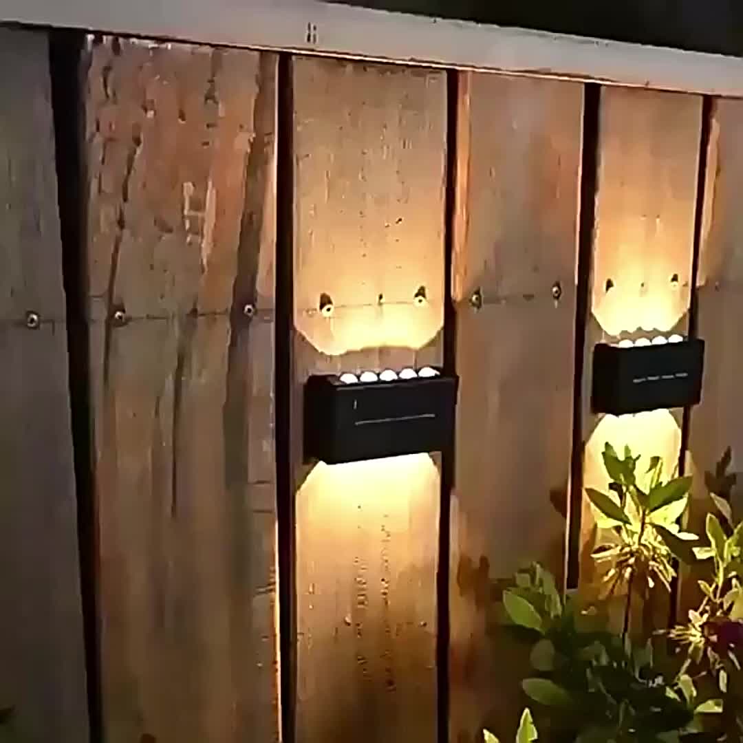 lampu dinding outdoor lampu hias sensor tenaga surya light lampu taman tahan air