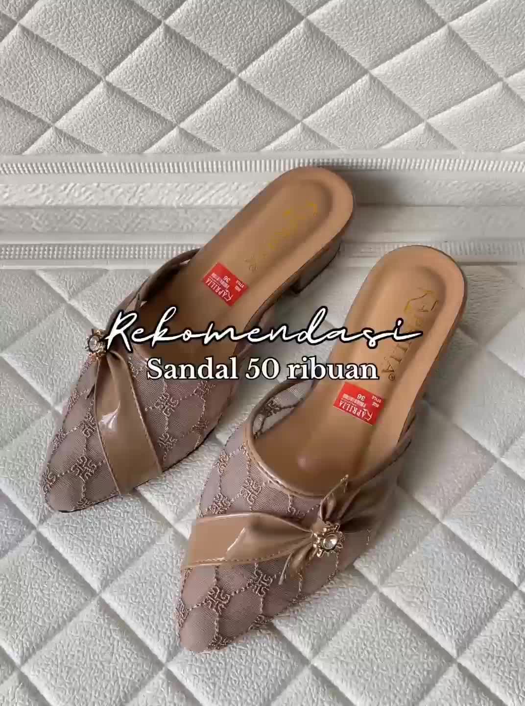 Aprilia sandal selop brukat wanita hak tahu 3cm terbaru-heels pesta kondangan kekinian-sendal wanita slip on anti licin-mules pesta wanita bisa cod-wedding shoes-sandal pesta