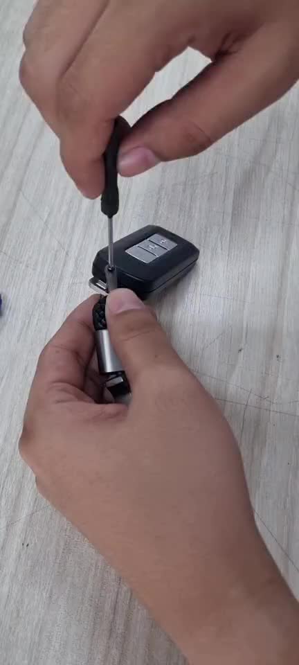 Premium Leather Key Chain Gantungan Kunci Pinggang Kulit Mobil Motor