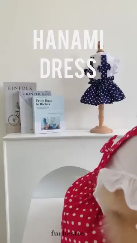 Pomapoo x Furbestie - Baju Kucing dan Baju Anjing Hanami Dress