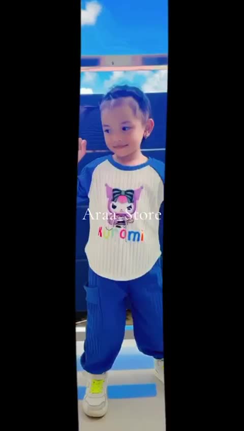 Setelan Kuromi Anak Perempuan Celana Joger Bahan Knitt Premium 3-12 Tahun Baju Fashion