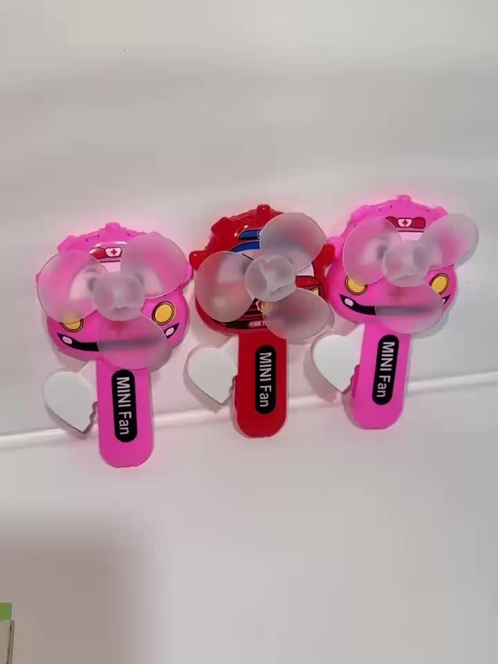 Kipas Mini Genggam Pompa Manual Karakter Lucu