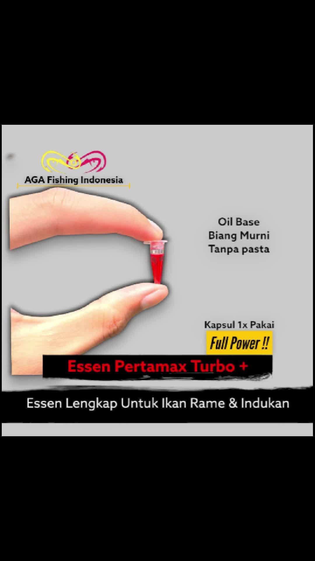 Essen Kapsul 1x Pakai Pertamax Turbo (+) Campuran Umpan Pancing Ikan Rame & Indukan