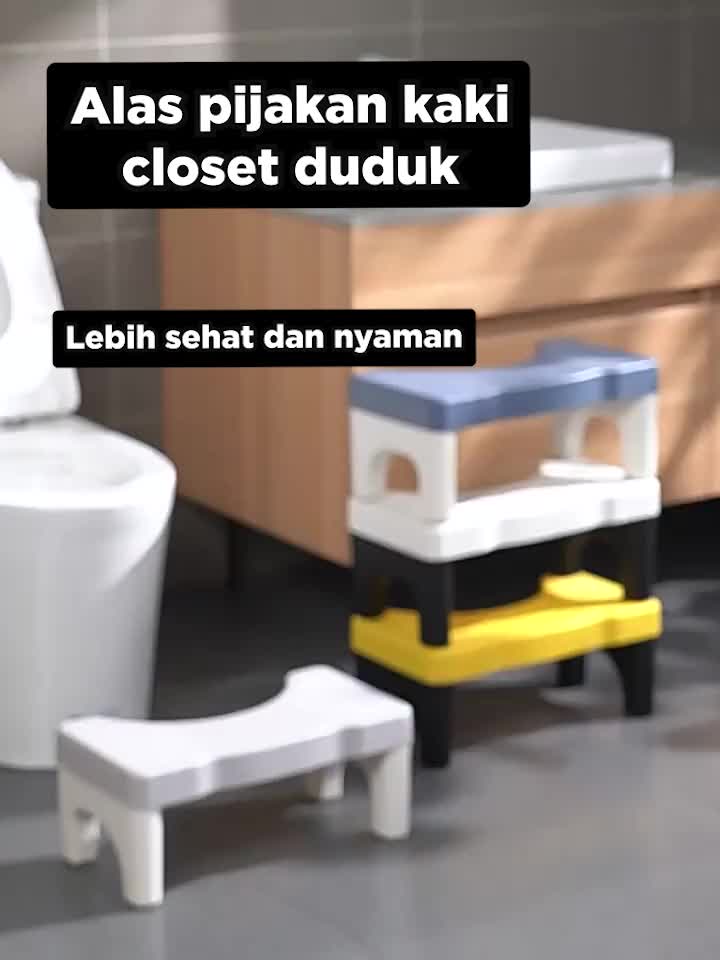 【BELI LOKAL】Dejavu Bangku Pijakan Kaki Toilet Bangku Sehat Kaki Closet Bangku Toilet Kamar Mandi Kloset HSB115
