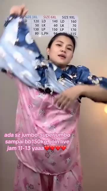 LD120 CP 3XL SETETALAN CELANA PANJANG MIUW PIYAMA JUMBO BAJU TIDUR KUROMI MELODY SINCHAN BAJU TIDUR BABYDOLL SETELAN ONE SET JUMBO