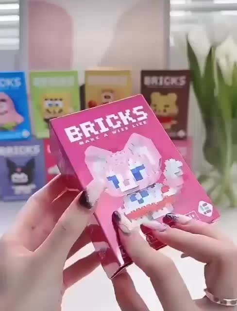 Mainan Brick karakter kartun Nano Block Mainan Balok Edukasi Mainan Anak Perempuan