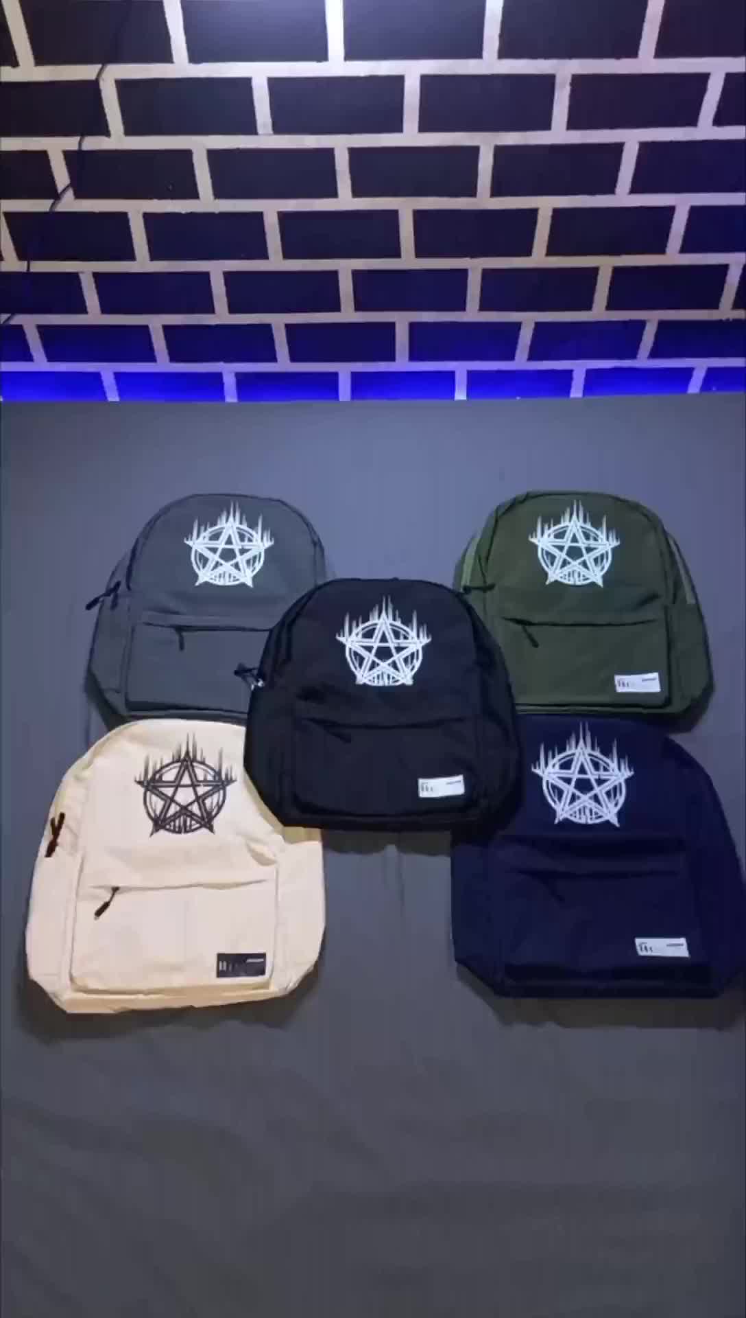 Tas Rangsel Backpack/Tas Sekolah/Tas Punggung/Tas Distro,BINTANG Blackmetal