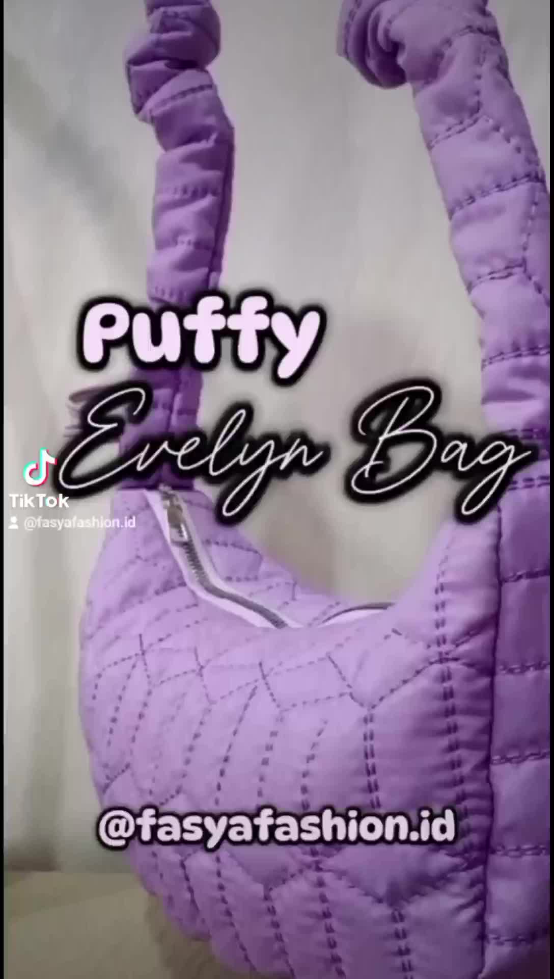 FASYA FASHION - EVELYN Adjustable Shoulder Bag & Tas Selempang bahu Pillow Multi Fungsi y2k Sling Bag Bubble Aesthetic Stylish Wanita