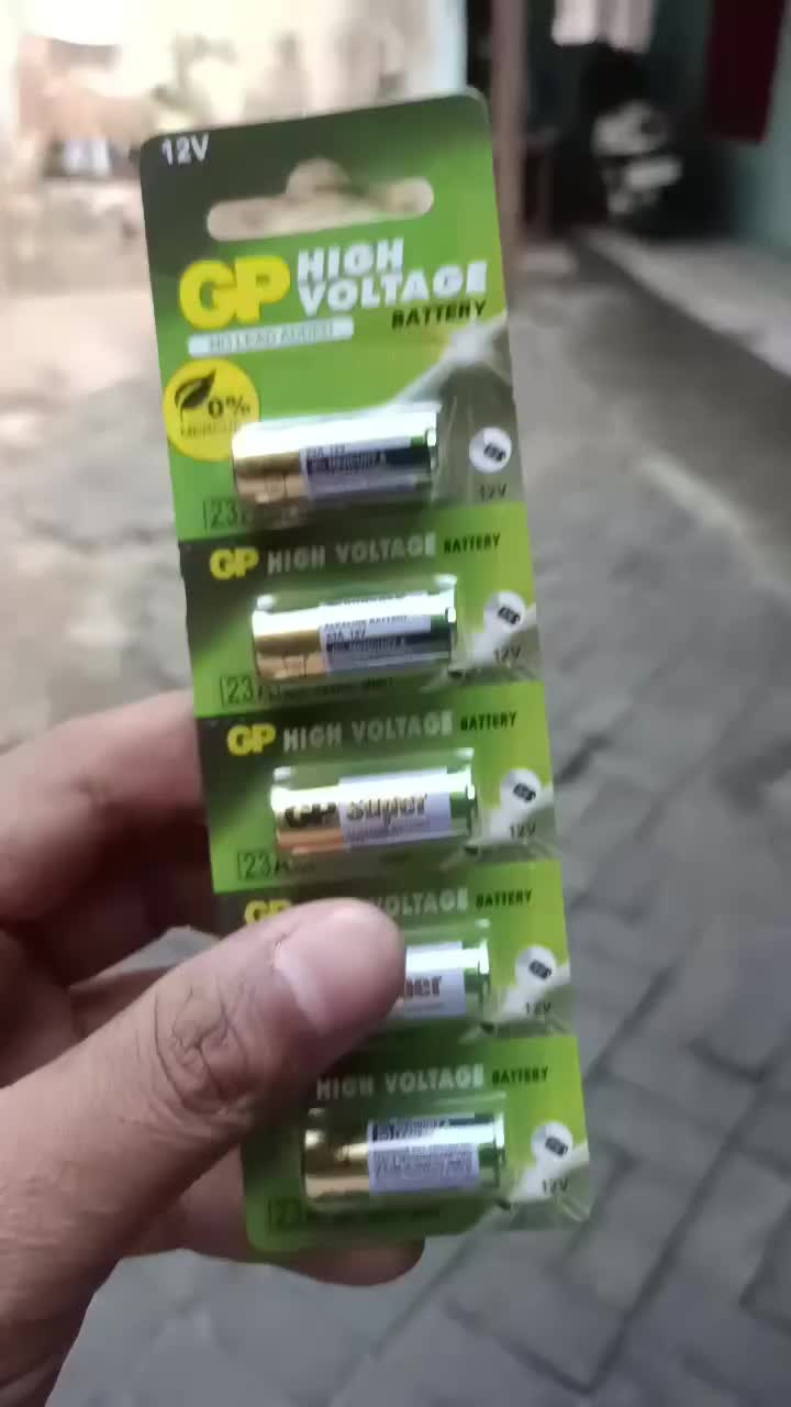 ( 1 LEMBAR ) BATERAI  GP23A BATRE 23A 12V BATERAI BELL RUMAH BATTRE REMOT MOBIL Jam