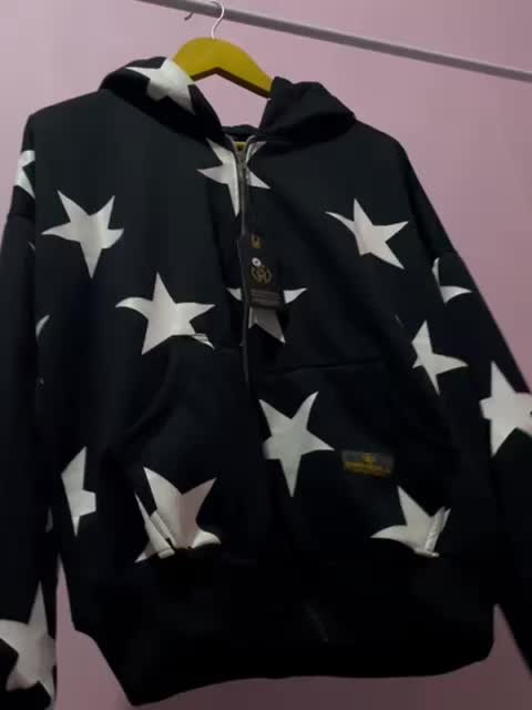 Smoothly Boxy Zipper Hoodie Fleece 280 Gsm Double Kepala Zipper Unisex