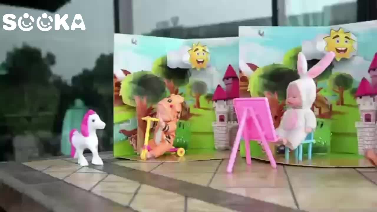 SOOKA Toys Dolls Mainan Dekorasi Boneka Bayi Super Mini Dengan Berbagai Karakter Baju Yang Lucu VS-SK-GDI1082