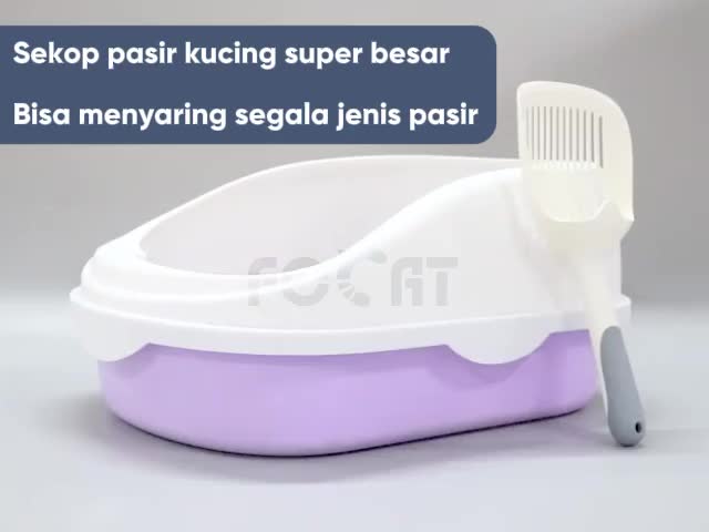 FOCAT X Litter  F10 Serokan Pasir Pup Kucing Anjing / Sekop Pasir Kotoran Hewan Peliharaan cat  litter scoop