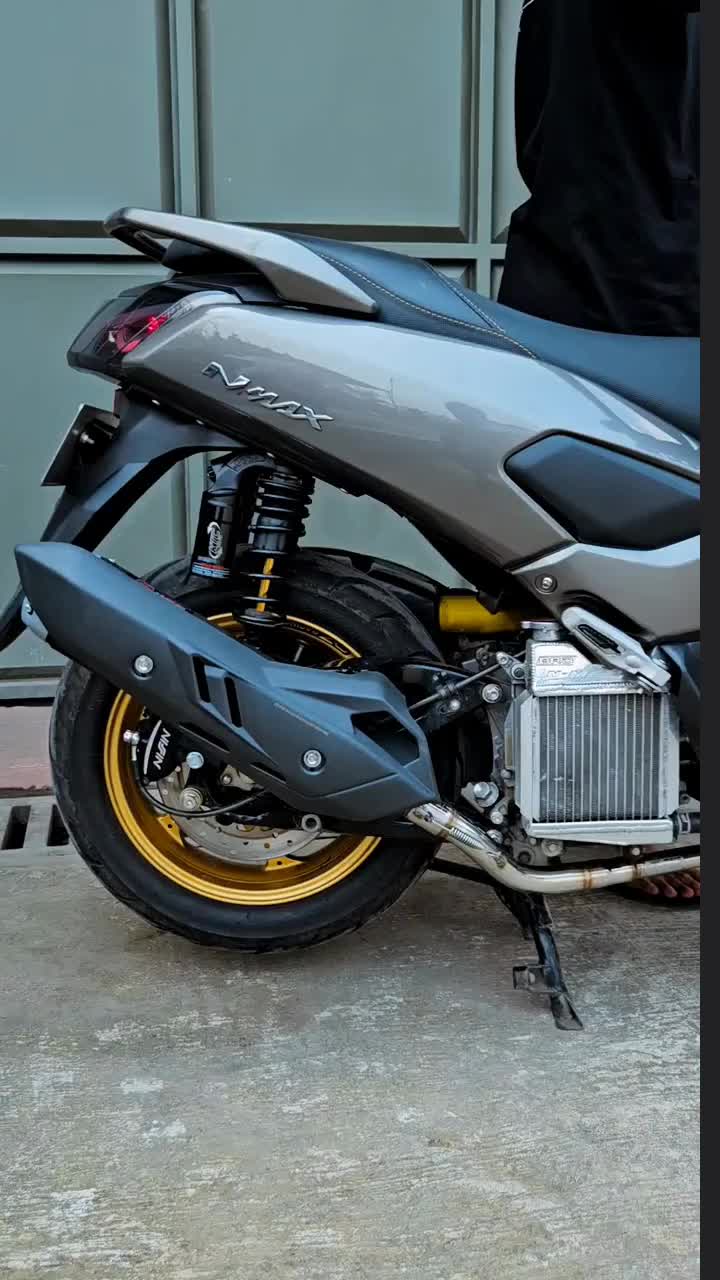 Knalpot R One Racing Muffler STD Full Package untuk Yamaha Motorcycle Motor Sporty