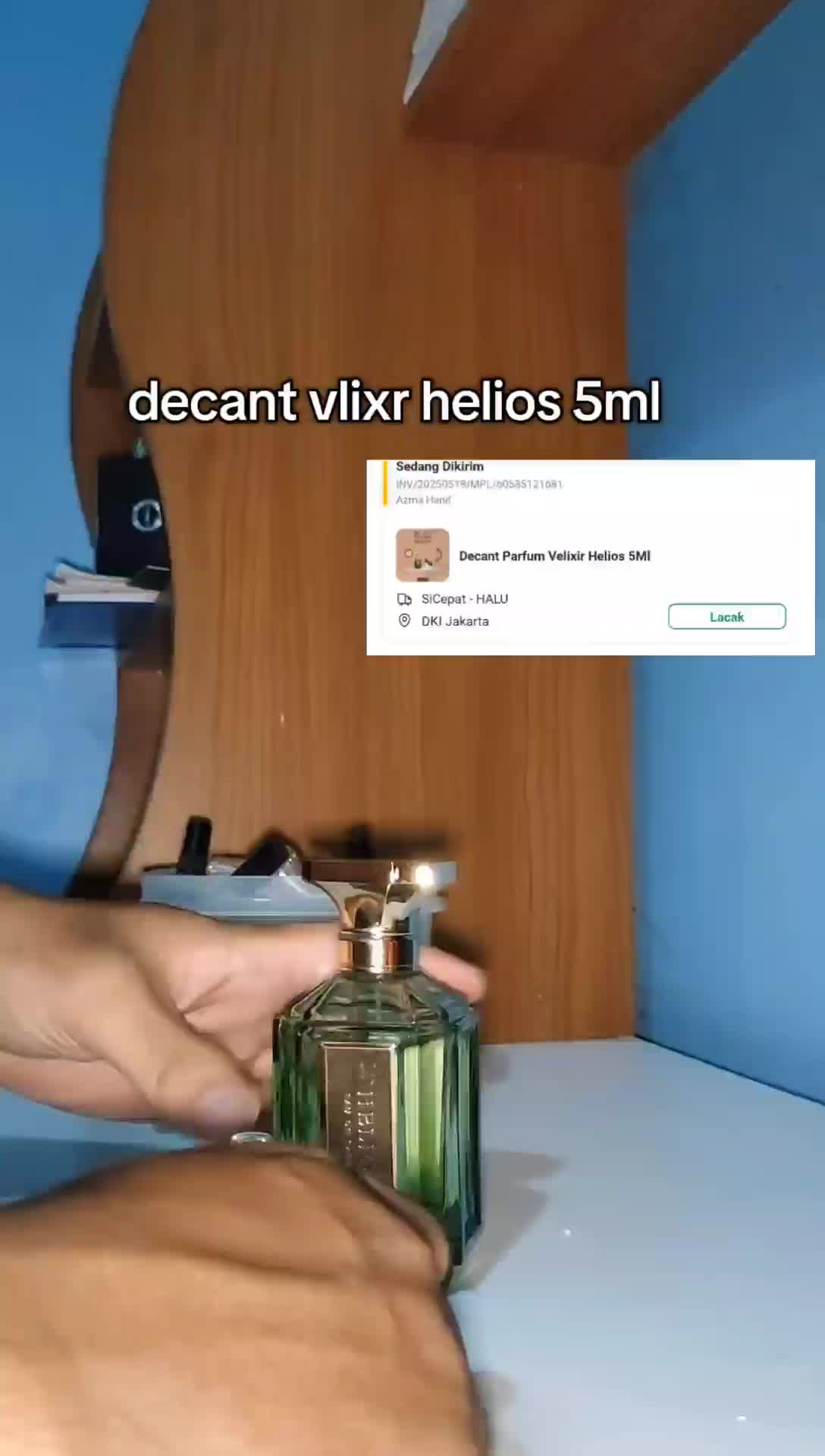 Decant Parfum Velixir Helios For Unisex Original (5ML)