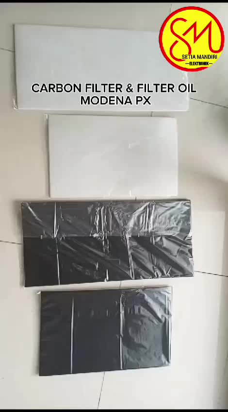 carbon filter cooker hood modena px7001  ( putih dan hitam )