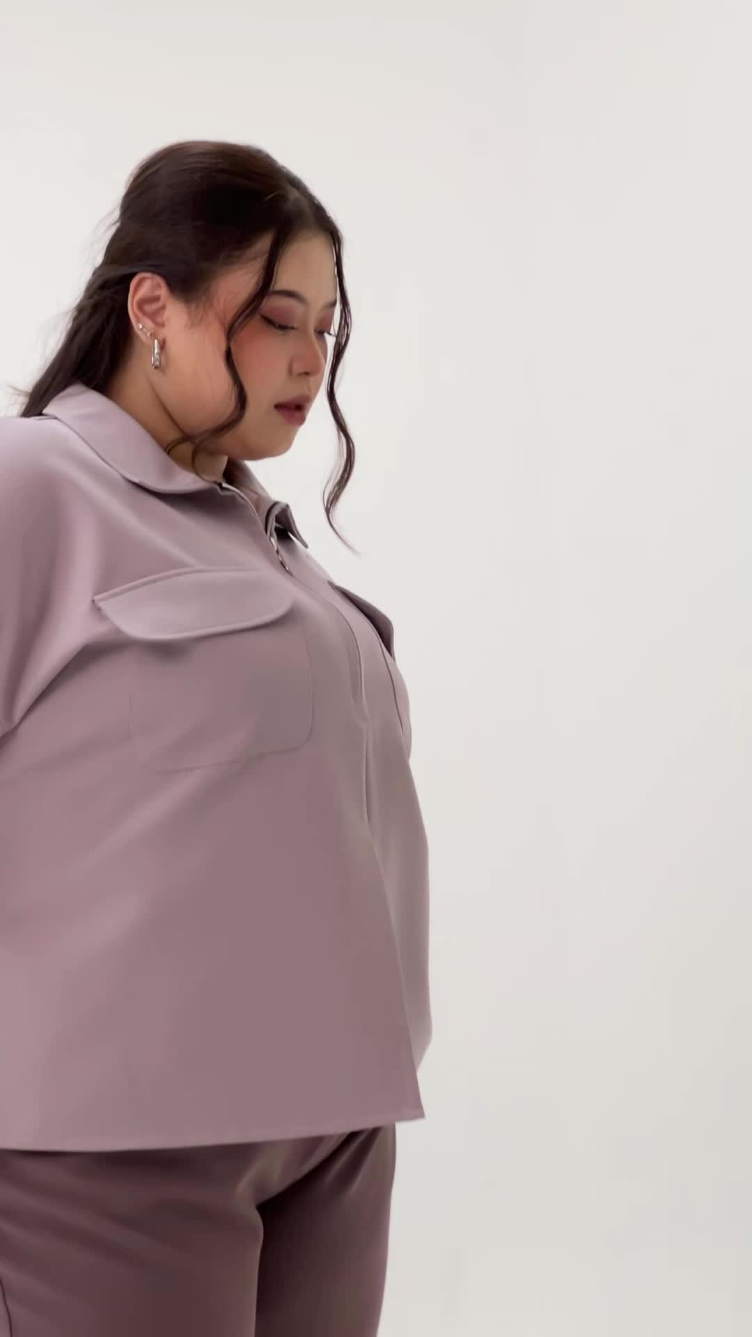 Bigins - Giani Blouse/Kemeja Basic Bigsize/Korean Top Basic/Korean Blouse - JSB021