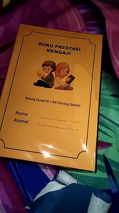 custom buku prestasi membaca zain grafika